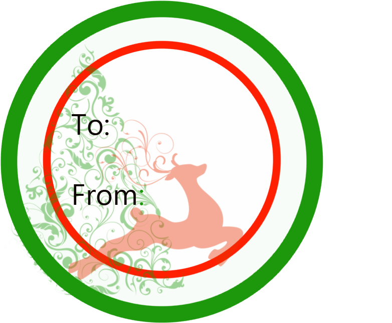 Printable Christmas Gift Labels Tags Amy Bayliss Clip - Round Christmas Gift Tags Printable (816x644)