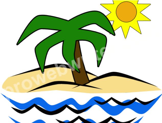 Island Clipart Clip Art - เกาะ การ์ตูน Png (640x480)