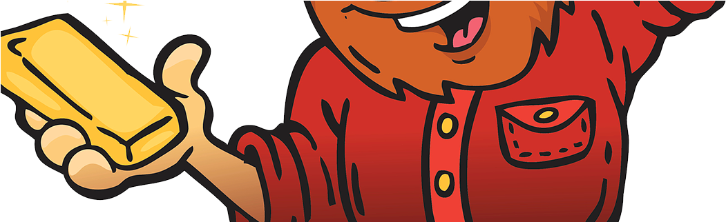 Cropped Kisspng California Gold Rush Gold Miner 8bit - Gold Rush Miner Cartoon (1227x321)