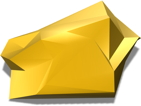 Gold Rush Memories - Origami (1024x768)