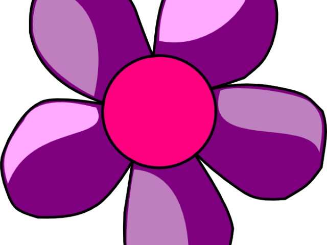 Stem Clipart Clip Art - Flower Violet Clip Art (640x480)