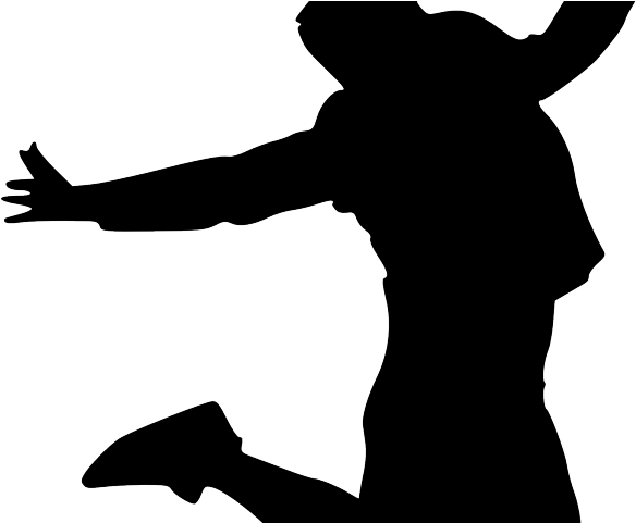 Jump Clipart Carrot - Silhouette (640x480)