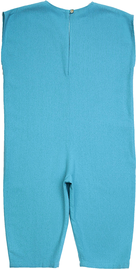 Anchovy Galaxy Silk Overalls With Linen Belt - One-piece Garment (1000x1000)
