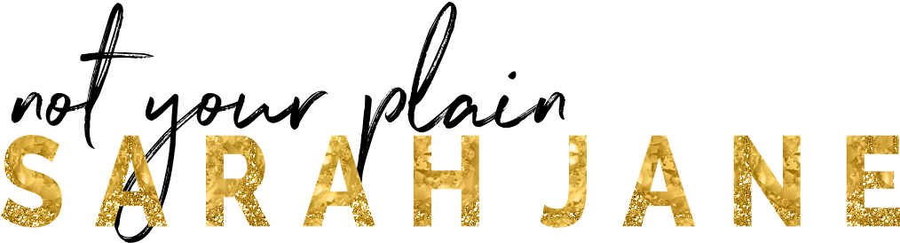 Not Your Plain Sarah Jane - Calligraphy (1072x300)