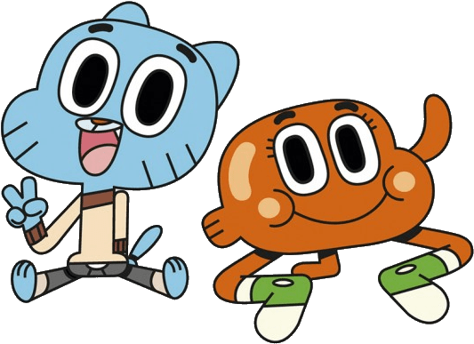 Download - Gumball And Darwin Cartoon Network (583x404)