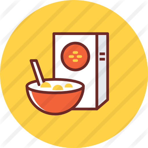 Cereal Free Icon - Circle (512x512)