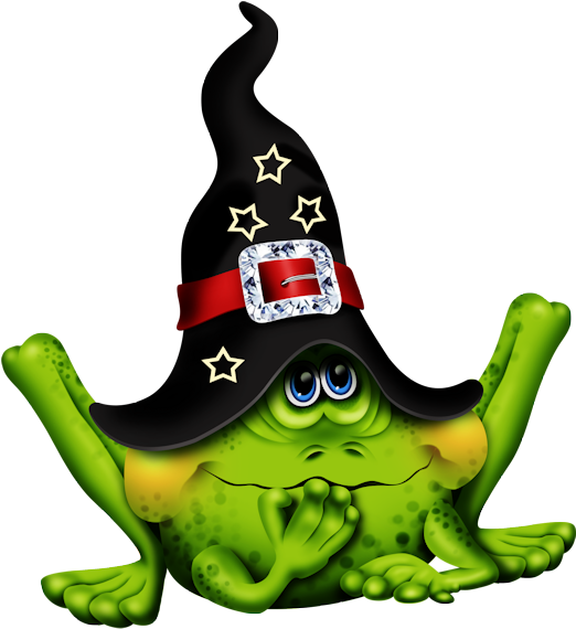Tube Halloween Animaux Funny Frogs, Tube, Clip Art, - Tube Halloween Animaux Funny Frogs, Tube, Clip Art, (548x624)