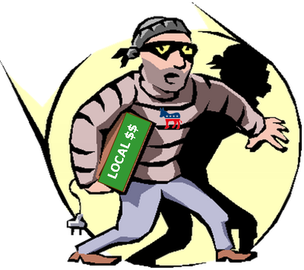 Obama Campaign Steals Local Tax Dollars To Pay For - Surreptitious Clipart (625x555)