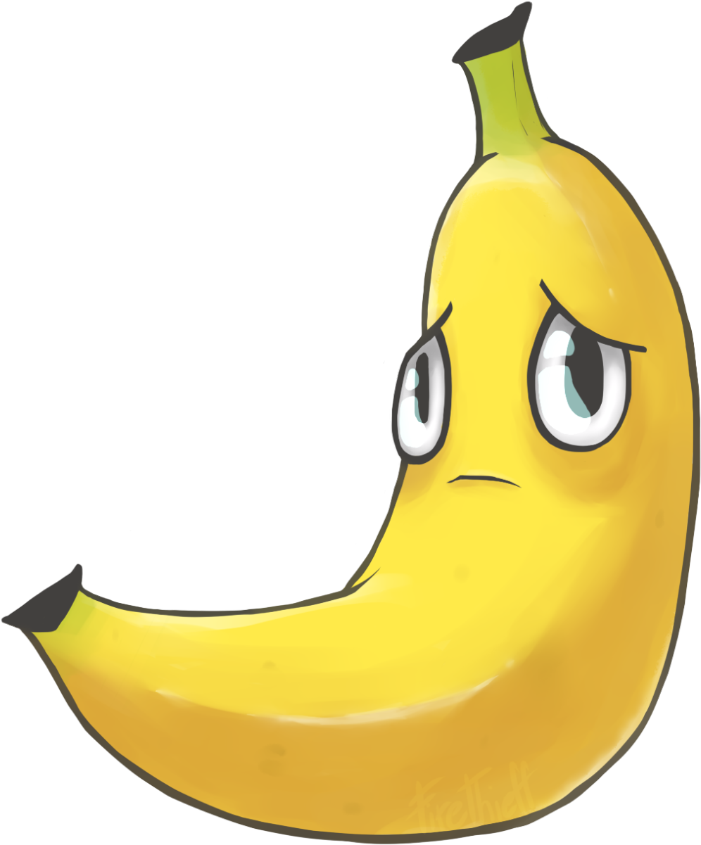 Sad Banana Is Sad - Sad Banana Png (1280x1280)