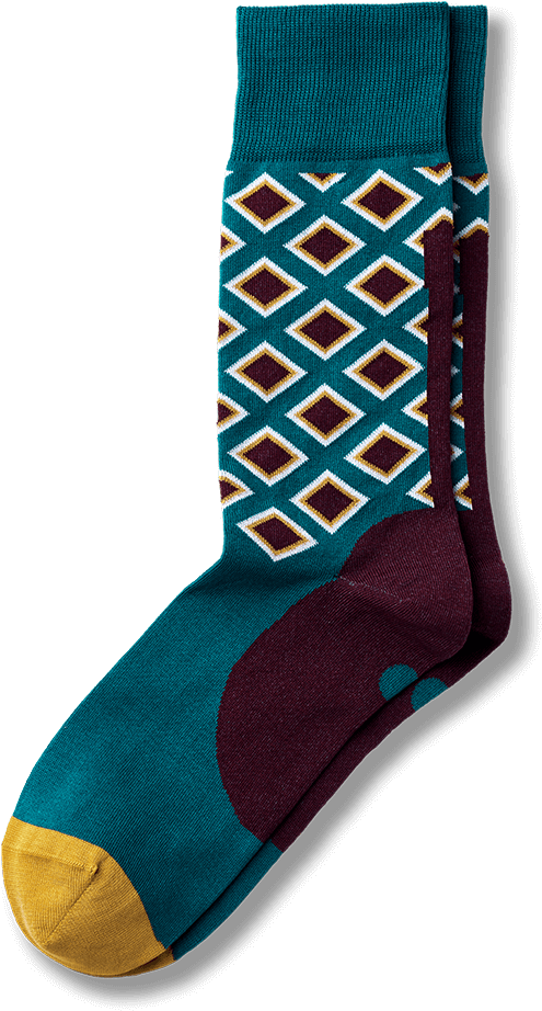 The Colored Socks With Checks, Dots And Stripes Know - Bunte Socken (776x1034)