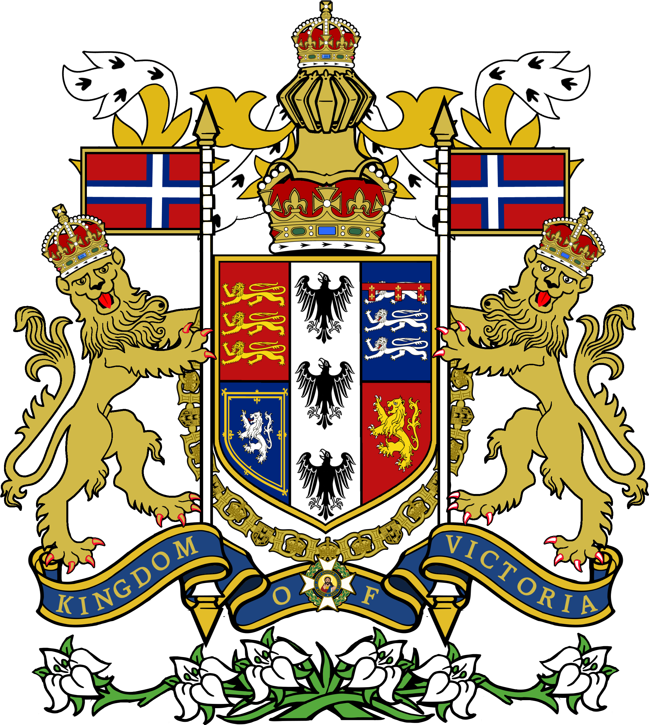 State Coat Of Arms - Crest Heraldry (2285x2554)