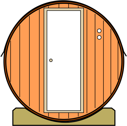 Sauna Clipart Glass - Circle (600x597)
