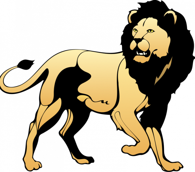 Lions Pictures Free Free Lions Pictures Free Download - Lion Clipart Png Black N White (678x600)