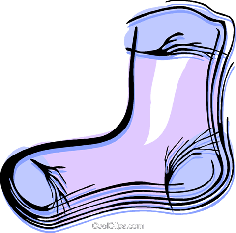 Socks Royalty Free Vector Clip Art Illustration - Socks Royalty Free Vector Clip Art Illustration (480x475)