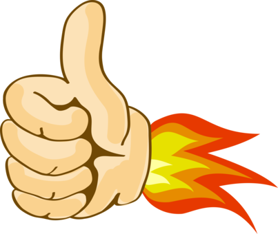 Free Art Classes Boomtown Garden Cafe Computer Icons - Thumbs Up Rocket (403x340)
