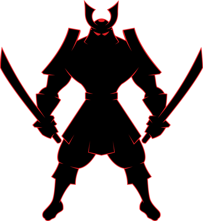 Samurai Developer - Supervillain Silhouette (663x721)
