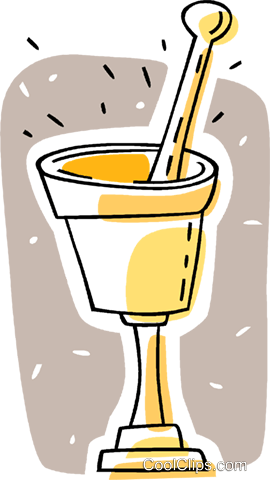 Mortar And Pestle Royalty Free Vector Clip Art Illustration - Mortar And Pestle Royalty Free Vector Clip Art Illustration (270x480)