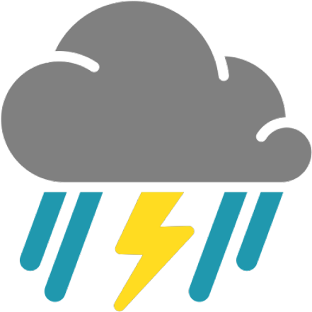 Weather Resistant - Thunderstorm Weather Symbol (450x450)