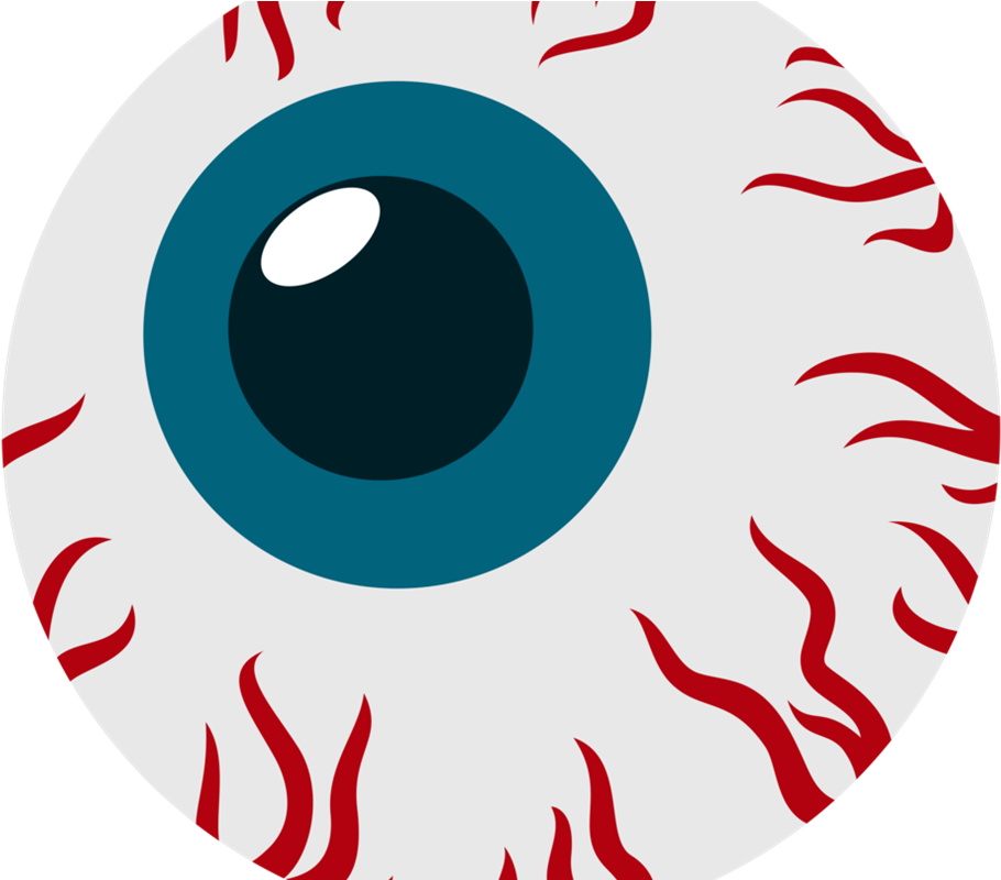 There Is A Strong Possibility There Will Be Cookies, - Scary Cartoon Eye (1015x801)