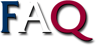 Faq Letters In Red, White And Blue - Graphic Design (400x302)