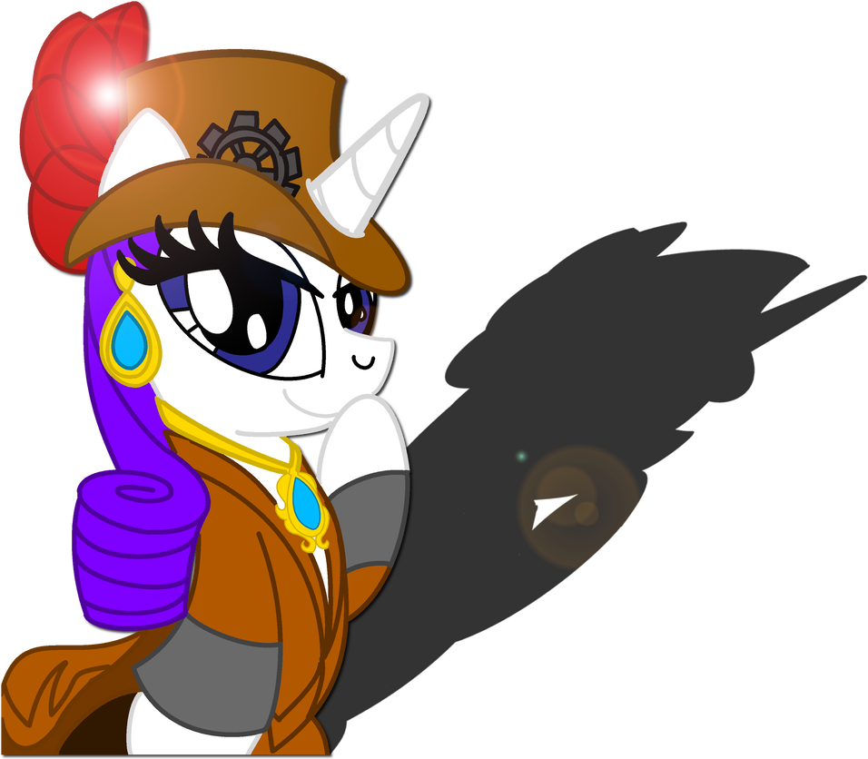 Steampunk Rarity By Jazzin-bass - Cartoon (956x836)
