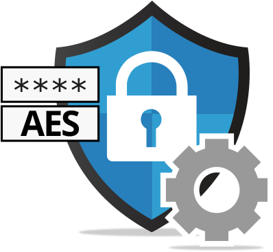 Federal Government Approved Encryption - Advanced Encryption Standard Logo (420x420)