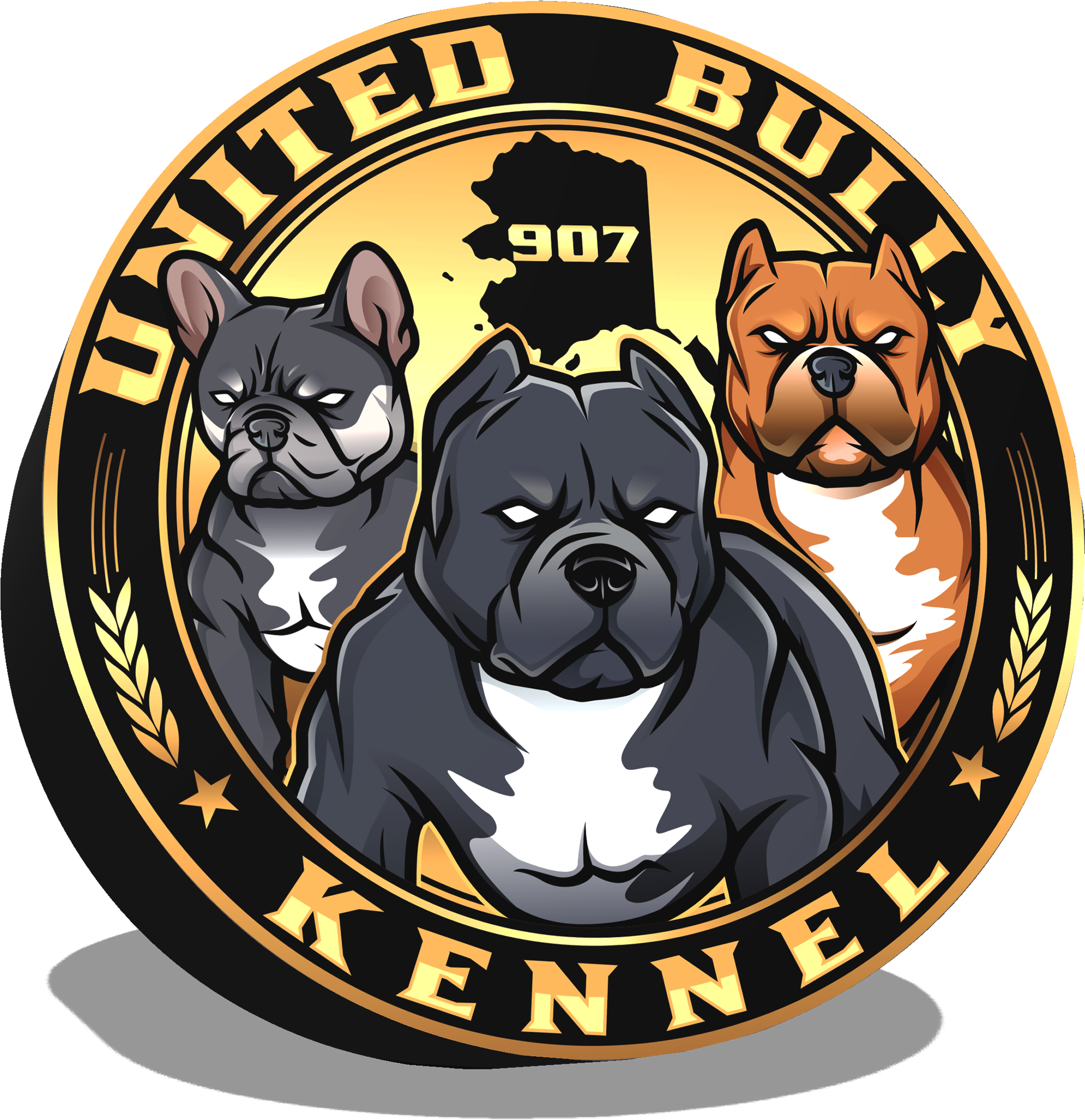 Order Nuvet Today - Vector Perros American Bully (3000x3000)