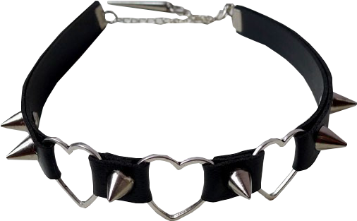 Png Black And White Library Branded Short Domain Powered - Choker Studded Transparent Background (505x505)