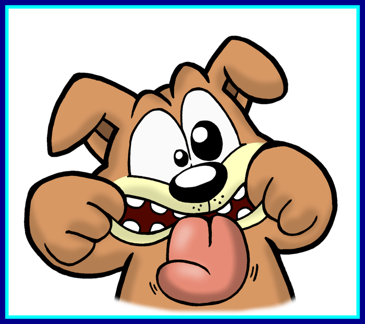 Picture Freeuse Download Cartoon Dogs Funny Appealing - Silly Face Cartoon (730x647)