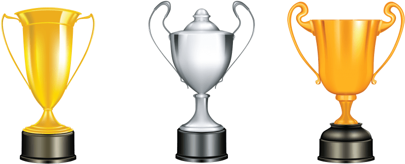 Trophy Transparent Png - Silver Trophy Transparent Background (850x360)