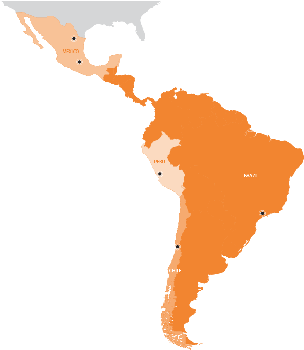 Latin America Map Latin America - Latin America (622x698)
