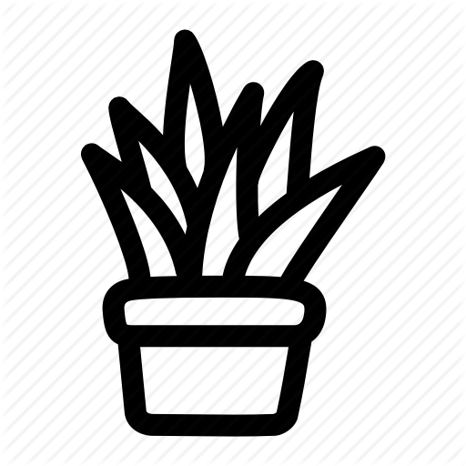 16 Aloe Drawing Clip Art For Free Download On Ya Webdesign - Aloe In Pot Svg (512x512)