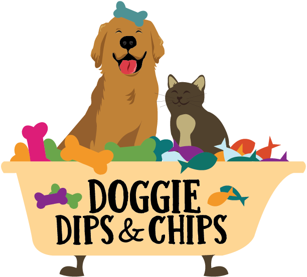Logo Design Concept For Pet Bath And Treat Bakery Shop - Illustration (612x553)