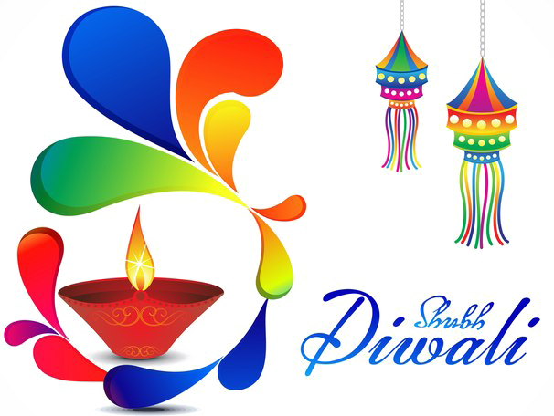 Happy Diwali Png Image File - Happy Diwali 2018 Png (606x456)