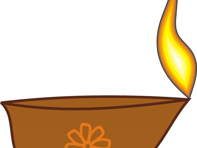 Diwali Clipart Simple - Diwali Deepak (640x480)