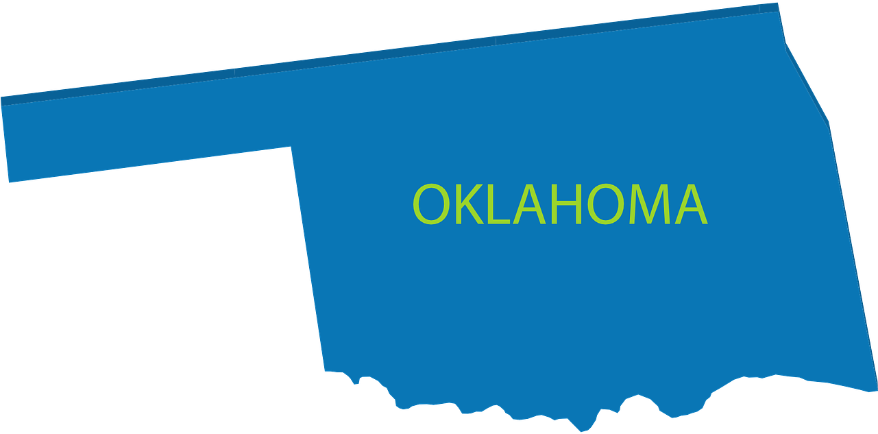 Related Keywords Suggestions For Oklahoma Shape Empty - Oklahoma Map Clip Art (1280x640)