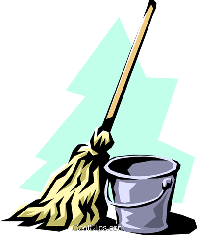 Mop Bucket Clip Art Sweet Clip Art Source - Mop Clip Art (402x480)