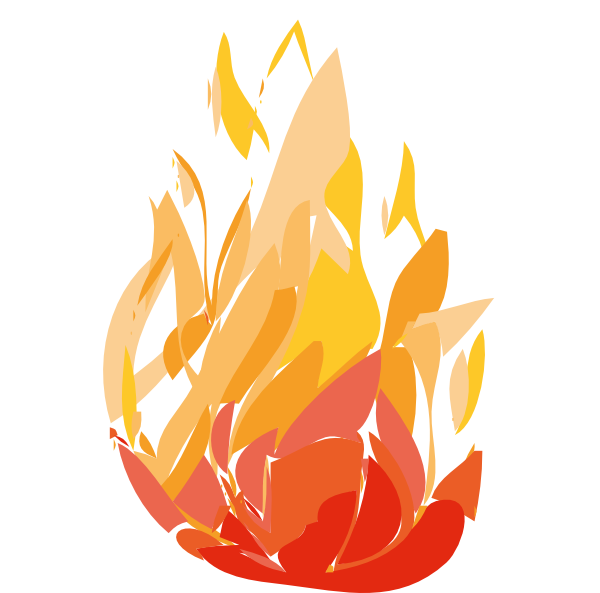 Fire Clip Art Clipart Fire Clip Art - Cartoon Fire Flames (600x593)