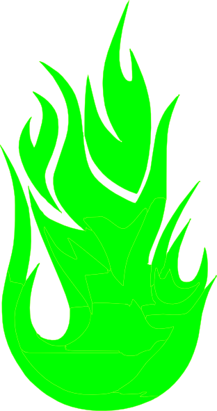 Blue Fire Clipart (312x591)