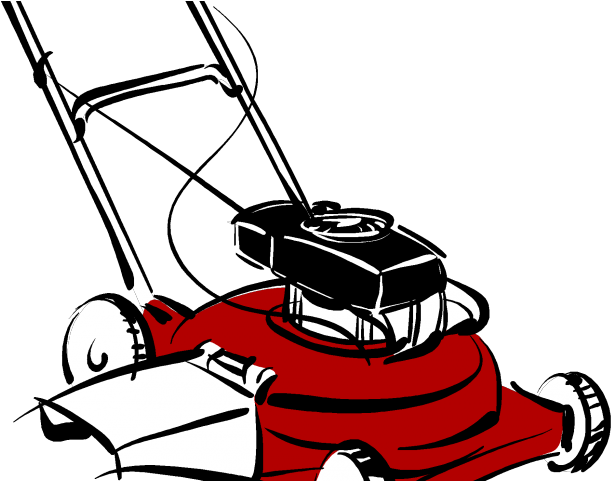 Lawn Clipart Yard Work - Cartoon Clip Art Lawn Mower (640x480)