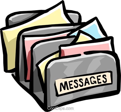 Message Sorter Royalty Free Vector Clip Art Illustration - Clip Art Message (480x444)