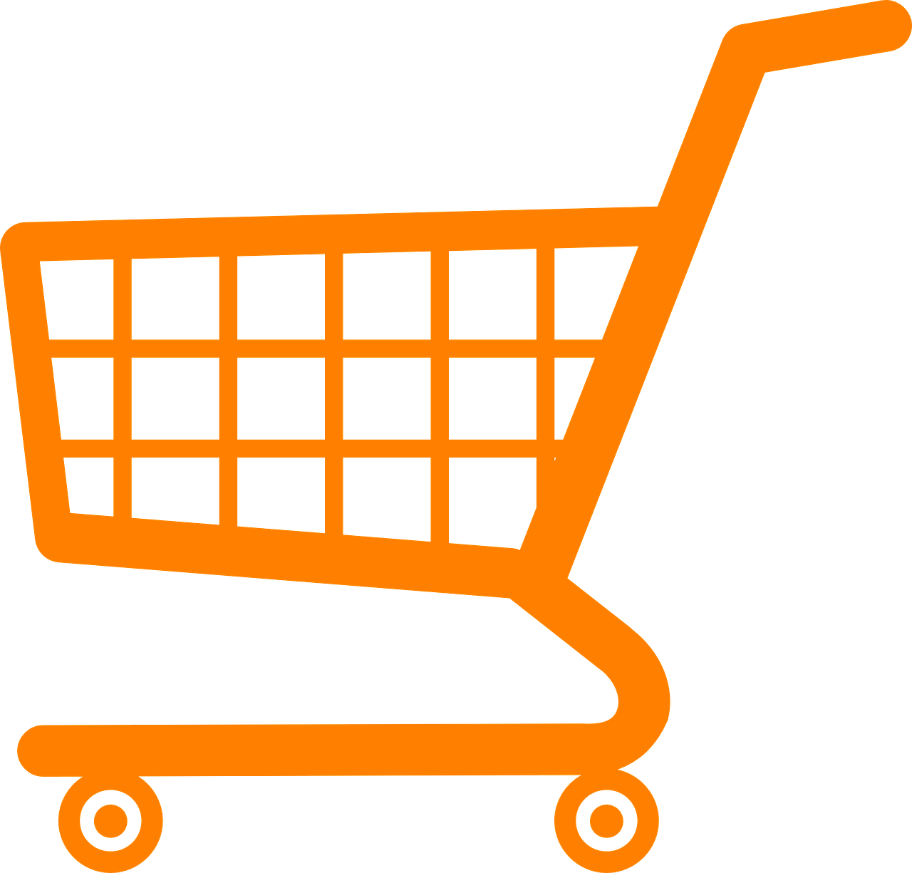 Shopping Sites, Shopping Cart Logo, Free Pattern, Catania, - Shopping Cart Clip Art (1280x1225)