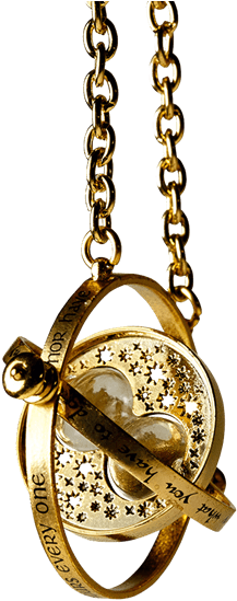 Necklace Clipart Time Turner - Harry Potter Time Turner Png (600x600)