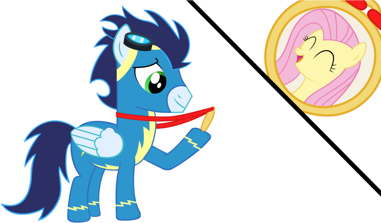 Meandmyideas, Fluttershy, Locket, Male, Pegasus, Pony, - Cartoon (1280x797)