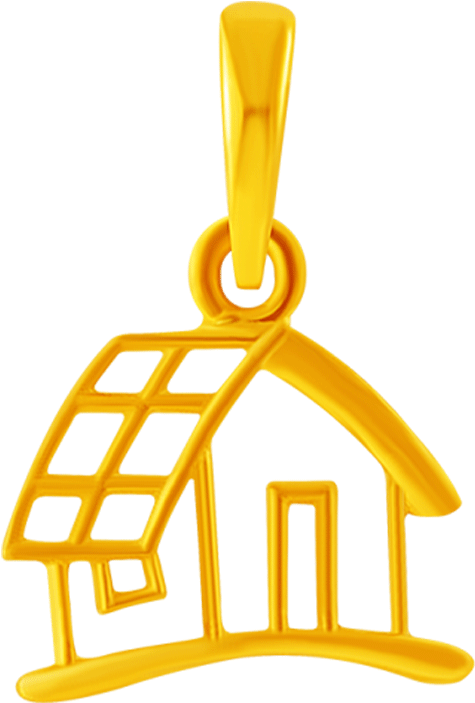 14kt Home Yellow Gold Pendant - Locket (1000x1000)