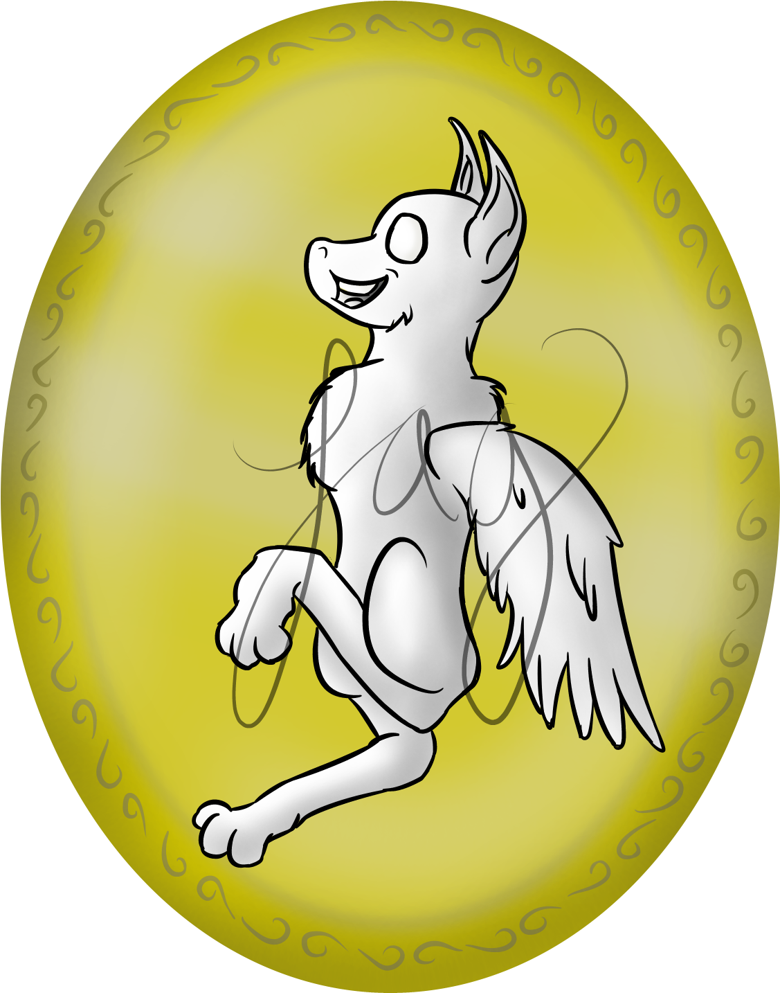 Locket Could Have A Few Various Colors And The Flyer - Cartoon (1600x1600)