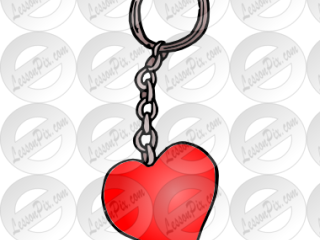 Key Clipart Classroom - Heart (640x480)
