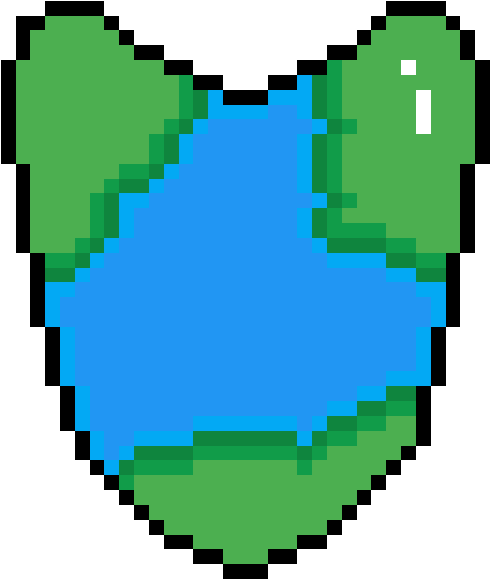 Earth Locket - Grid Pickle Rick Pixel Art (1155x1155)