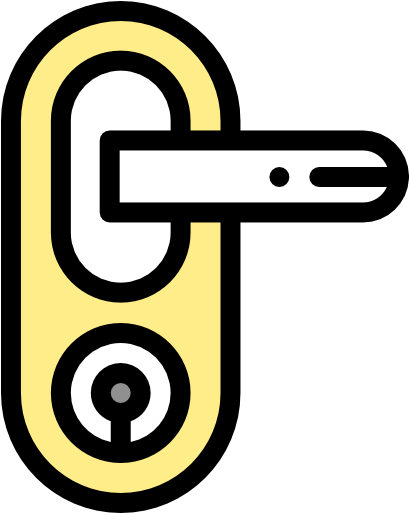 Door Handle Free Icon - Circle (512x512)