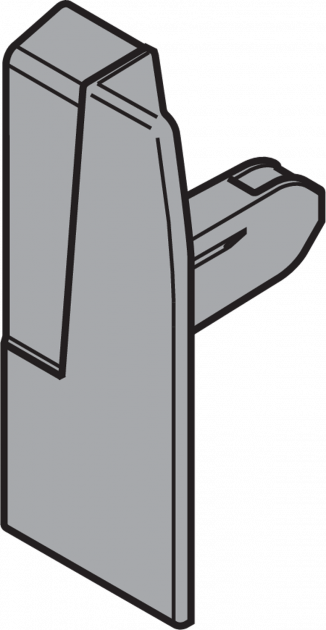 Antaro Brackets For M Front Fix For Inner Drawer, Right - Antaro Brackets For M Front Fix For Inner Drawer, Right (326x630)